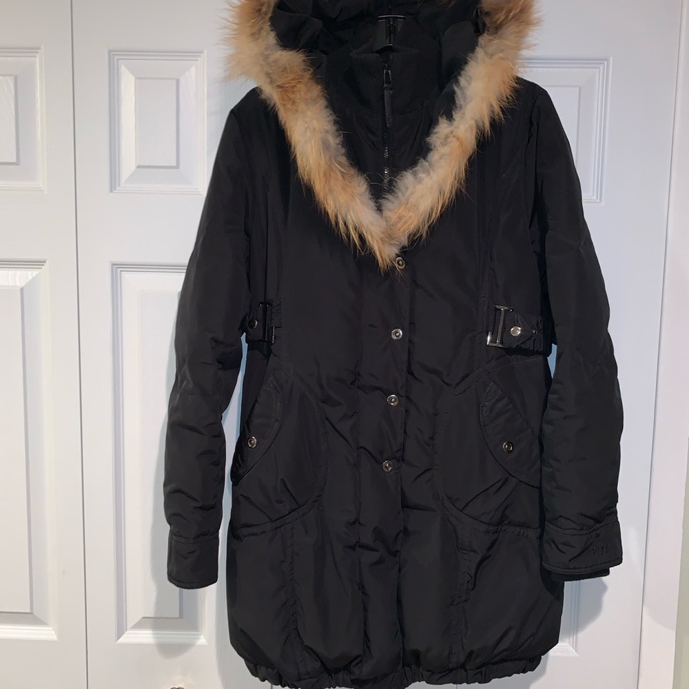 Like New Rudsak  Coat with real fur